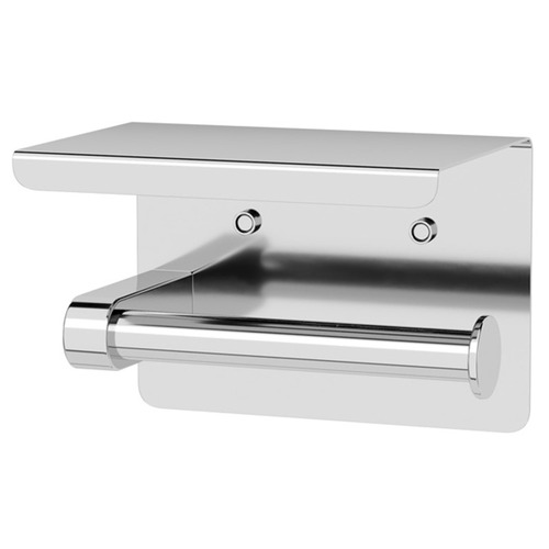 Clovelly Chrome Stainless Steel Toilet Roll Holder
