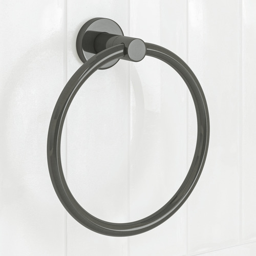 Clovelly Gunmetal Towel Ring