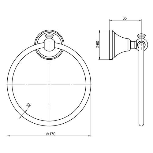 Augustine Towel Ring