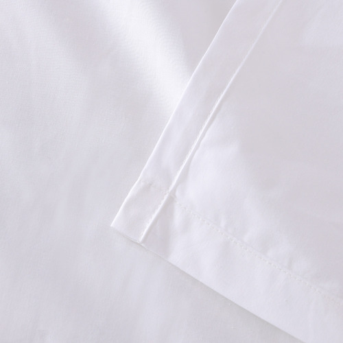 Essn White Commercial Cotton-Blend Top/Bottom Flat Sheet | Temple & Webster