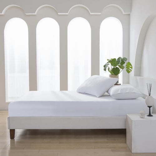 Cotton Sateen Fitted Sheet Set