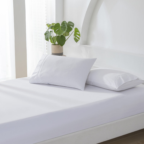 Cotton Sateen Fitted Sheet Set