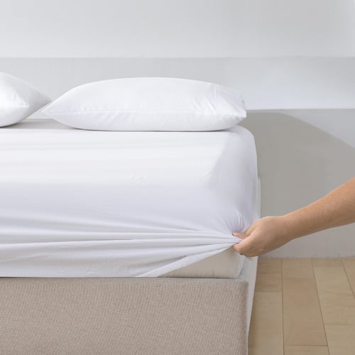 Cotton Sateen Fitted Sheet Set