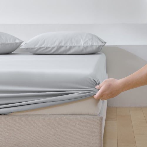 Cotton Sateen Fitted Sheet Set