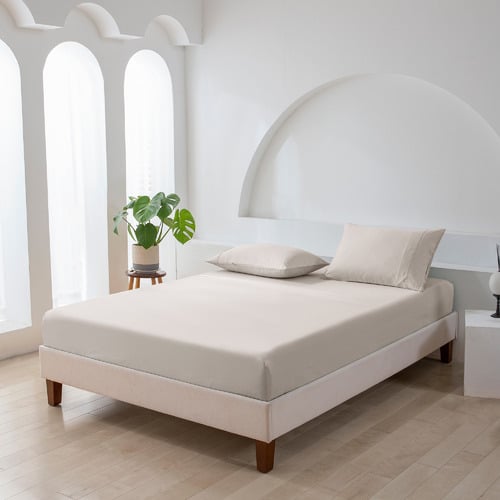 Cotton Sateen Fitted Sheet Set