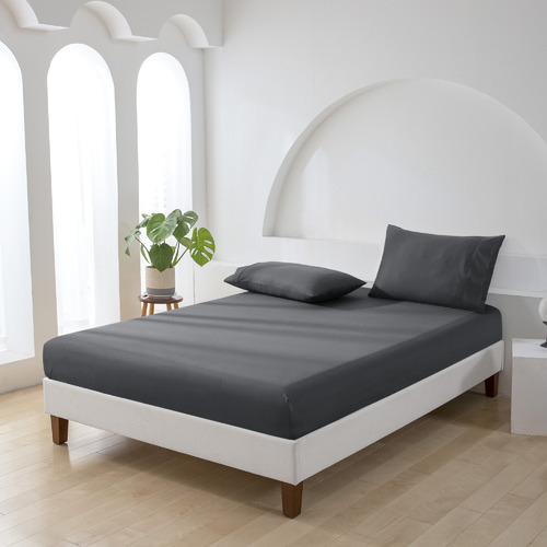 Cotton Sateen Fitted Sheet Set