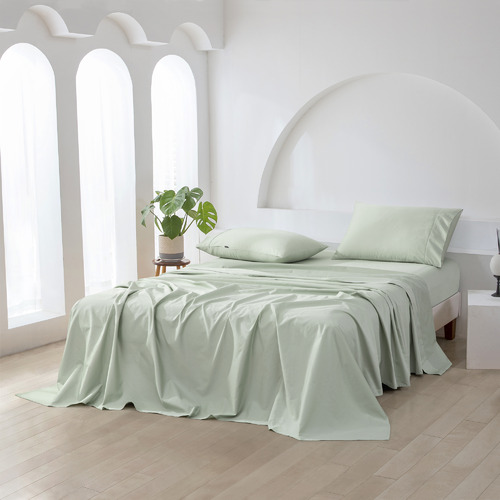 Essn Cotton Sateen Flat Sheet Temple & ster