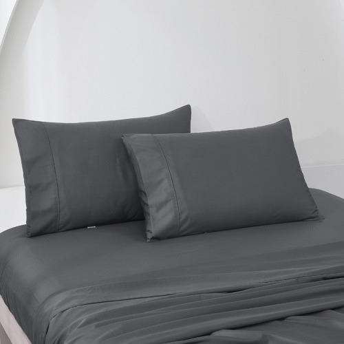 Essn Cotton Sateen Standard Pillowcases | Temple & Webster