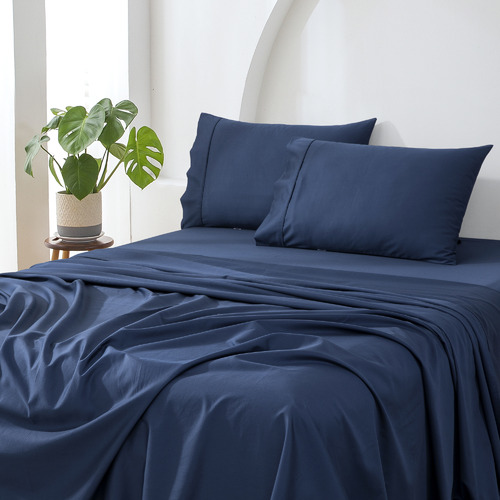 Essn Cotton Sateen Flat Sheet Temple & ster