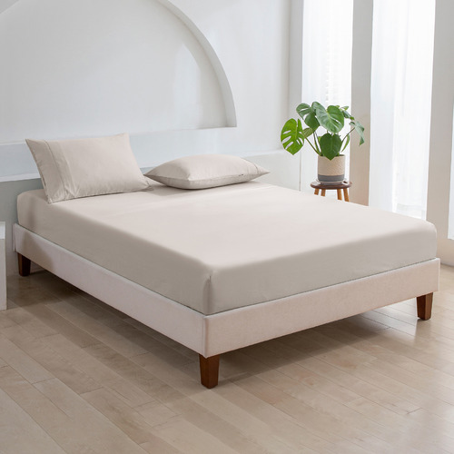 Cotton Sateen Fitted Sheet Set