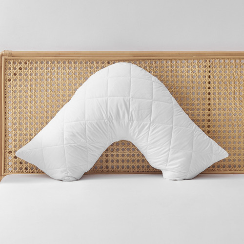 Raleigh Quilted Cotton V-Shaped Pillow Protectors
