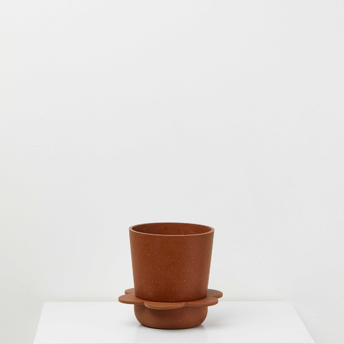 Speckled-Style Spring Stoneware Planter