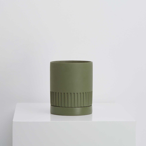 Etch Stoneware Planter