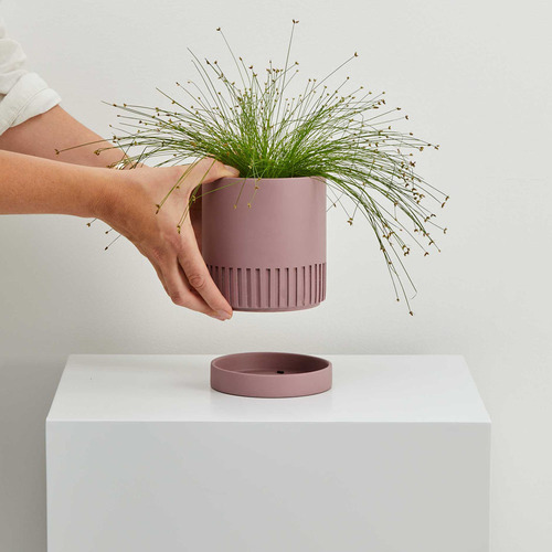 Etch Stoneware Planter