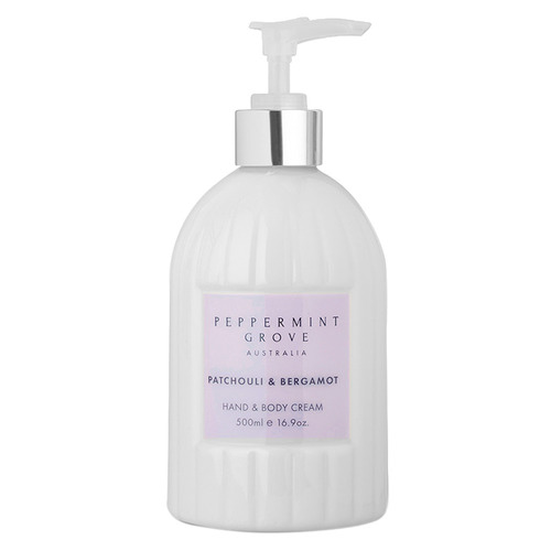 500ml Patchouli & Bergamot Hand & Body Cream