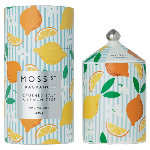320g Crushed Salt & Lemon Zest Soy Candle