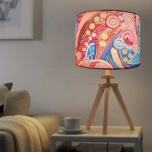 Learning on Country Aboriginal Lamp Shade