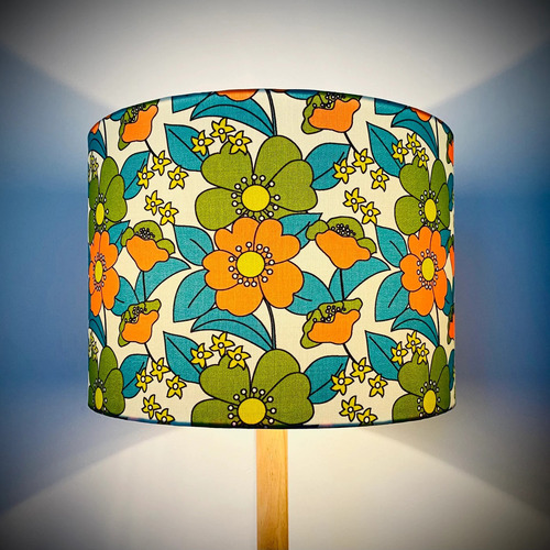 Campana Collective Floral Retro Vintage Lamp Shade | Temple & Webster