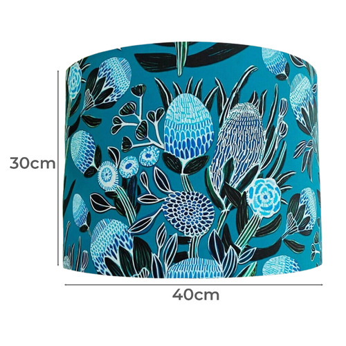 Blue Banksia Lamp Shade
