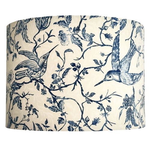 Hummingbird Chinoiserie Lamp Shade