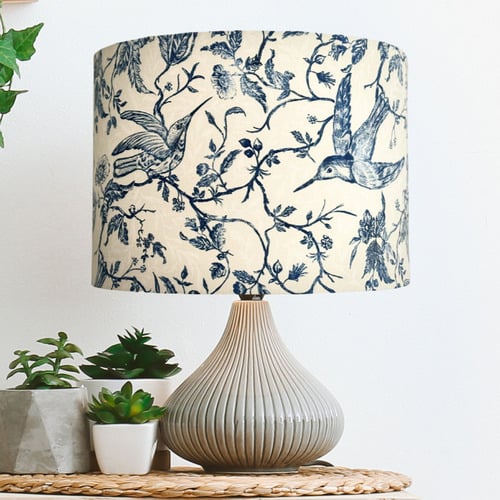 Hummingbird Chinoiserie Lamp Shade