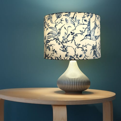 Hummingbird Chinoiserie Lamp Shade