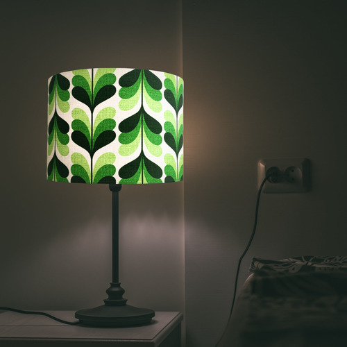 Vintage Green Lamp Shade