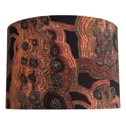 Warlu Mina Mina Aboriginal Lamp Shade Temple & ster