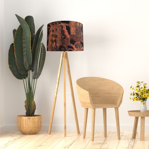 Warlu Mina Mina Aboriginal Lamp Shade