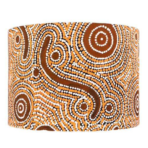 Dreaming Jukurrpa Aboriginal Lamp Shade Temple & ster
