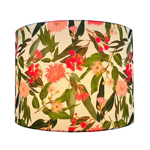 Australian-Pink-Flowers-Cotton-Lamp-Shade