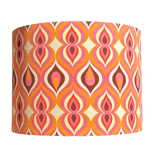 Retro-Swirl-Cotton-Lamp-Shade