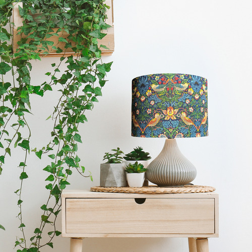 Strawberry-Thief-William-Morris-Cotton-Sateen-Lamp-Shade