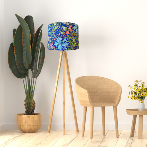 Golden-Lily-William-Morris-Cotton-Sateen-Lamp-Shade
