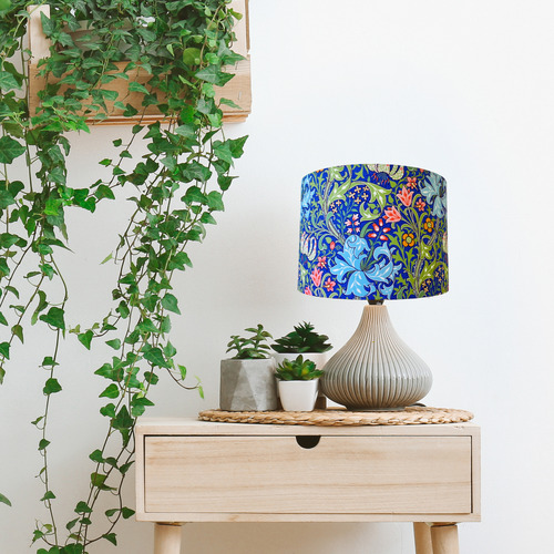 Golden-Lily-William-Morris-Cotton-Sateen-Lamp-Shade
