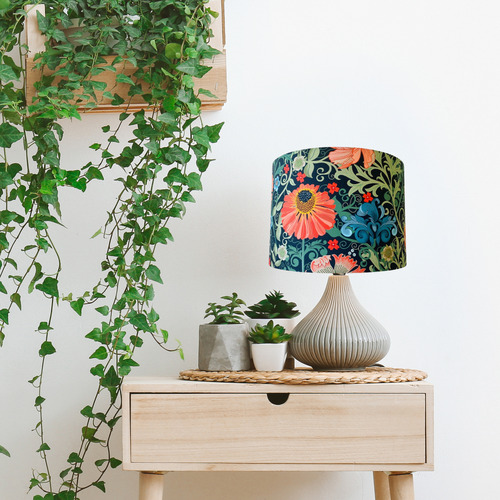 Le-Jardin-Art-Nouveau-Cotton-Sateen-Lamp-Shade