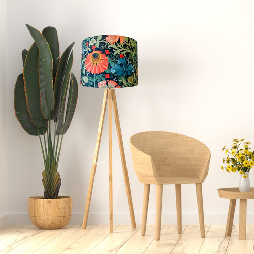 Le-Jardin-Art-Nouveau-Cotton-Sateen-Lamp-Shade