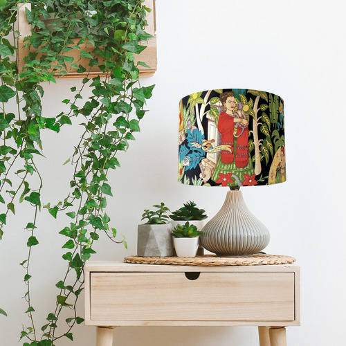 Frida-Multi-Colour-Garden-Cotton-Lamp-Shade