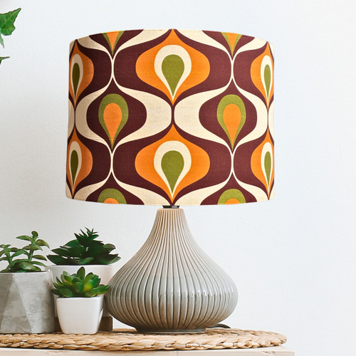 The-Retro-Ogee-Cotton-Lamp-Shade