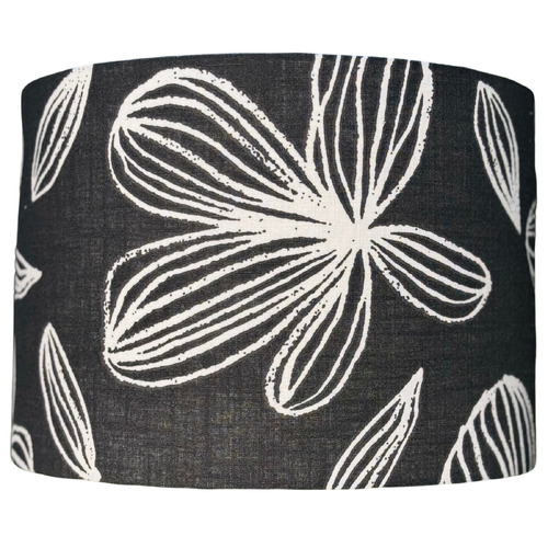 Black Floral Lamp Shade