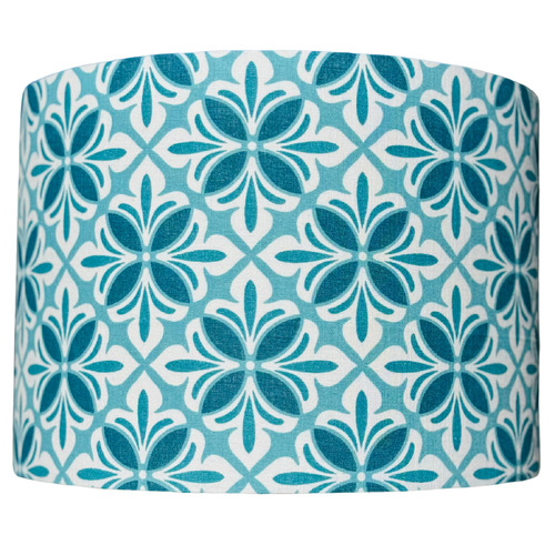 Blue Tiles Lamp Shade