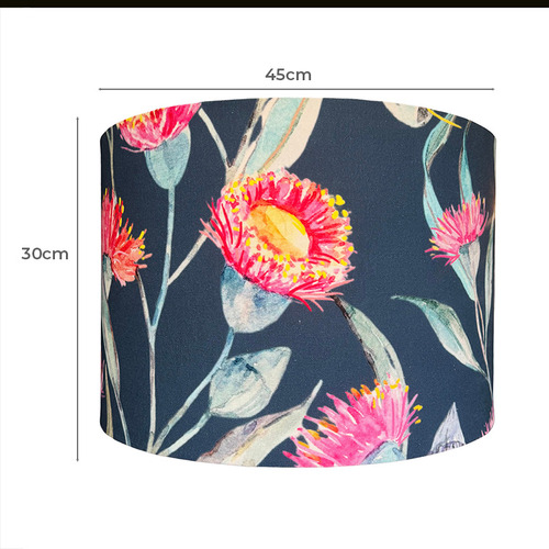 Lyra Drum Cotton Canvas Lamp Shade