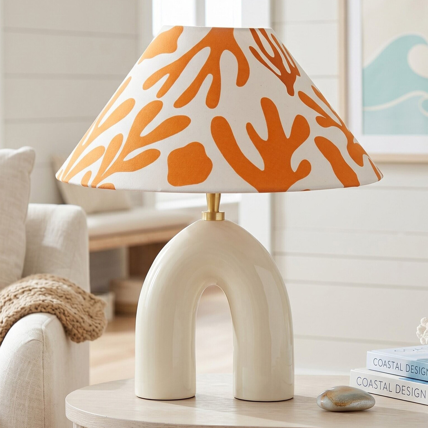 Uriel Curved Table Lamp