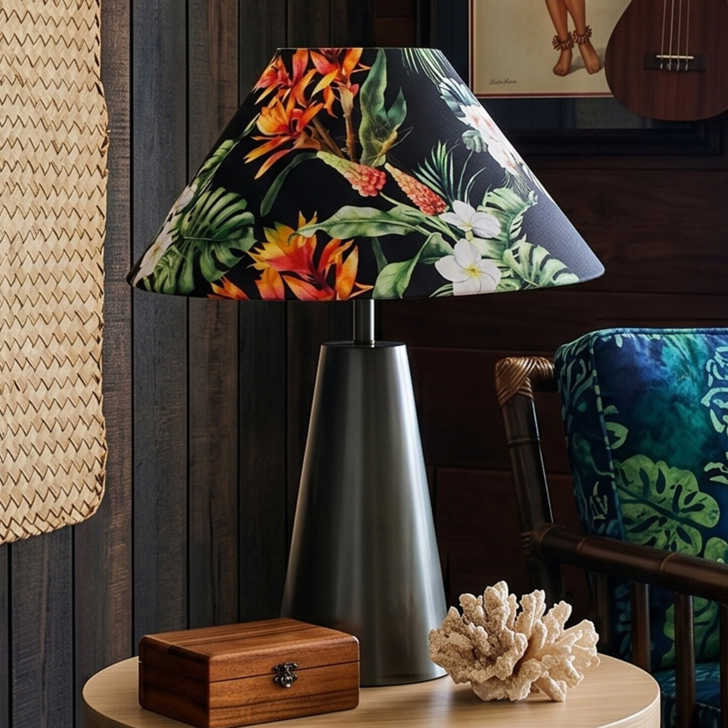 Neriah Hawaiian Table Lamp