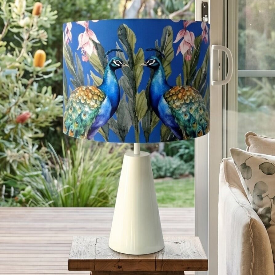 Ziven Peacock Table Lamp