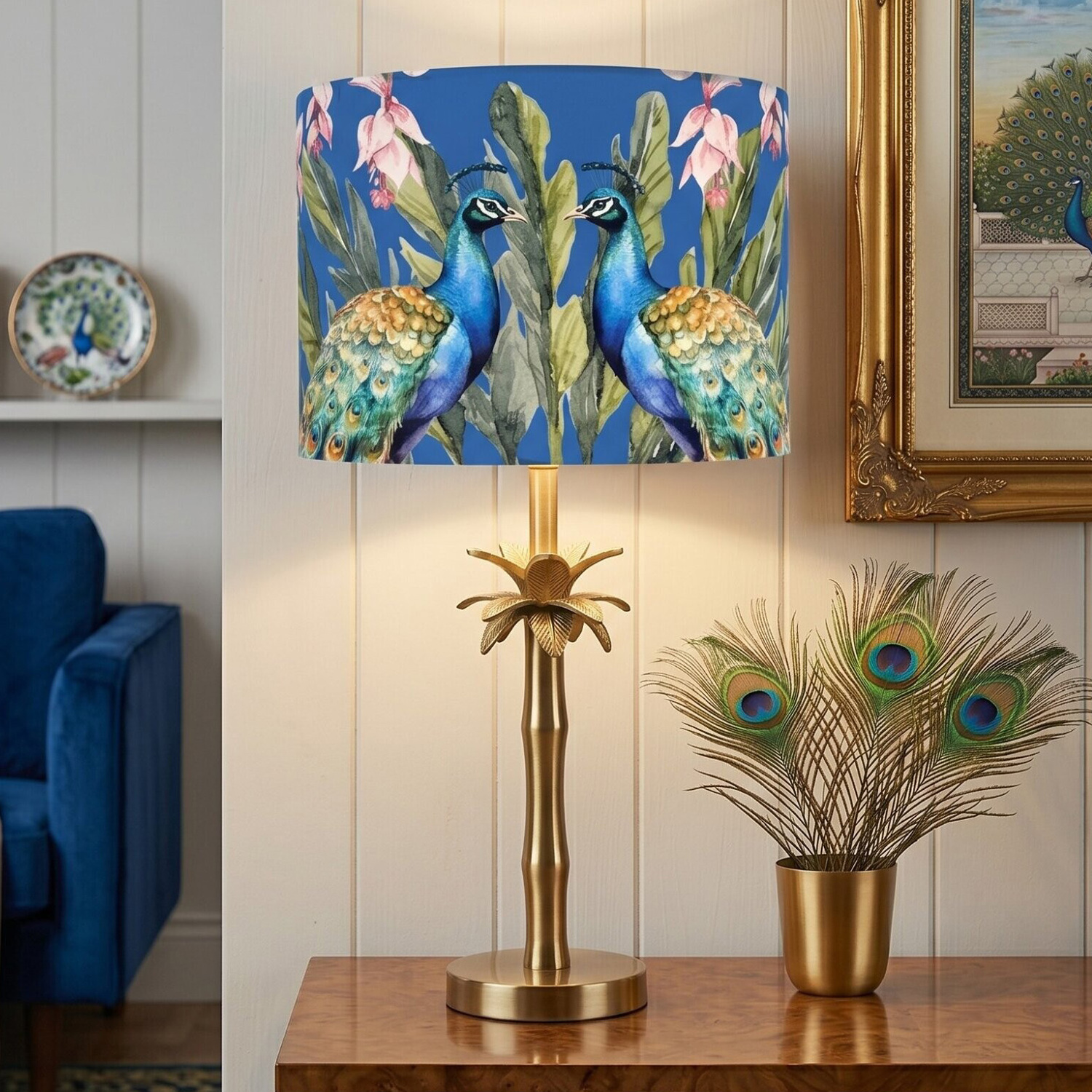 Fionn Peacock Table Lamp