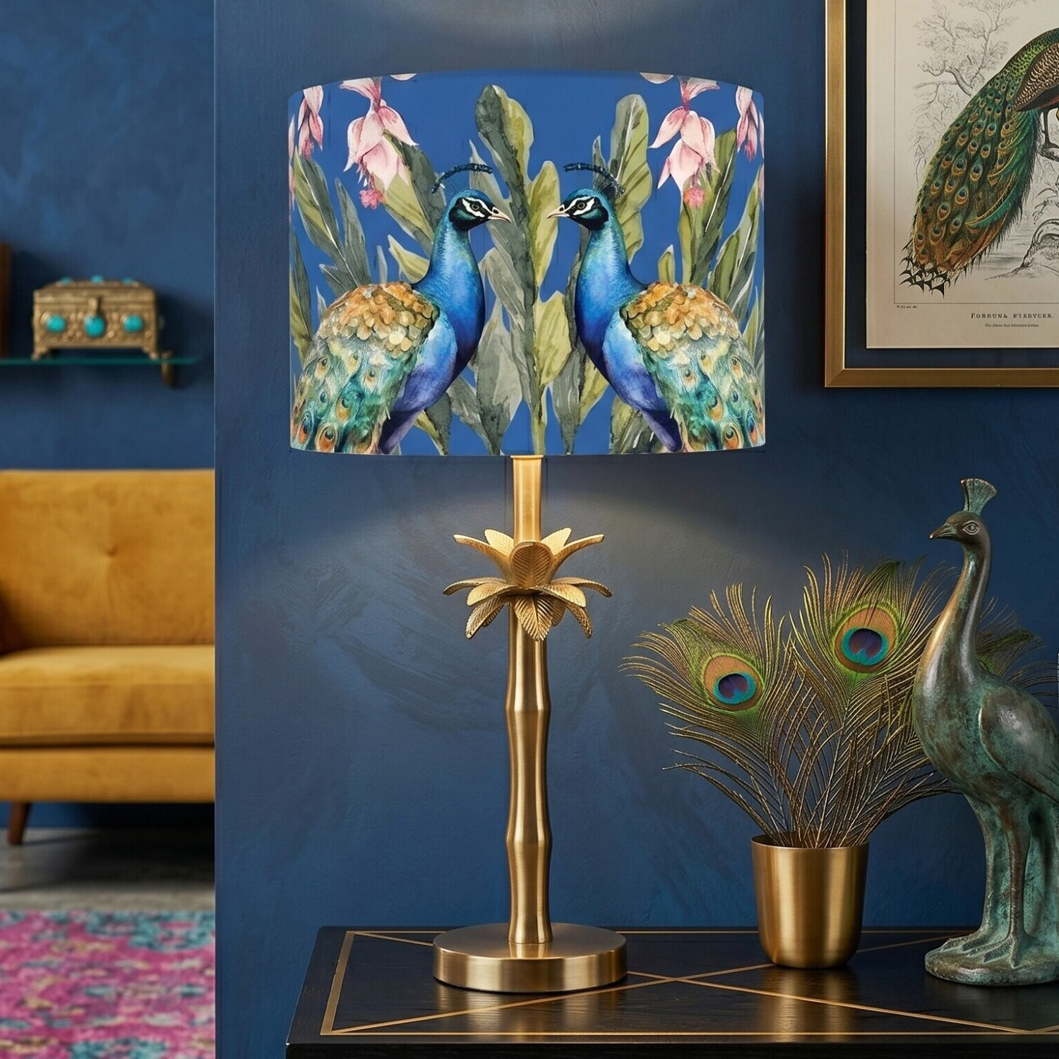 Fionn Peacock Table Lamp
