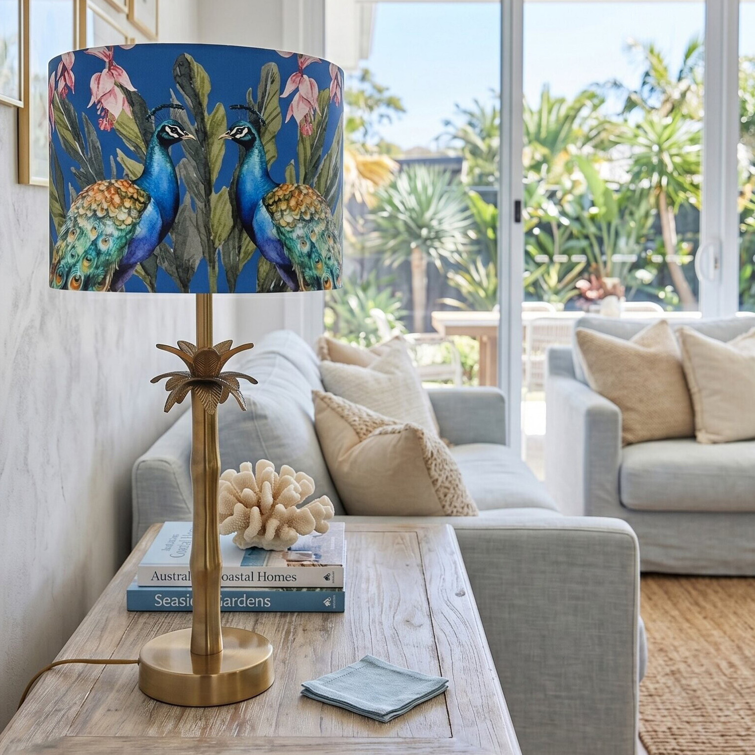 Fionn Peacock Table Lamp