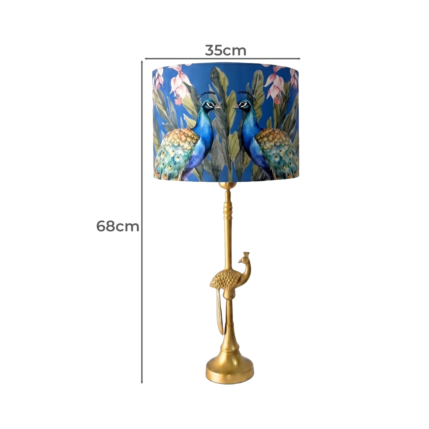 Lucia Peacock Table Lamp