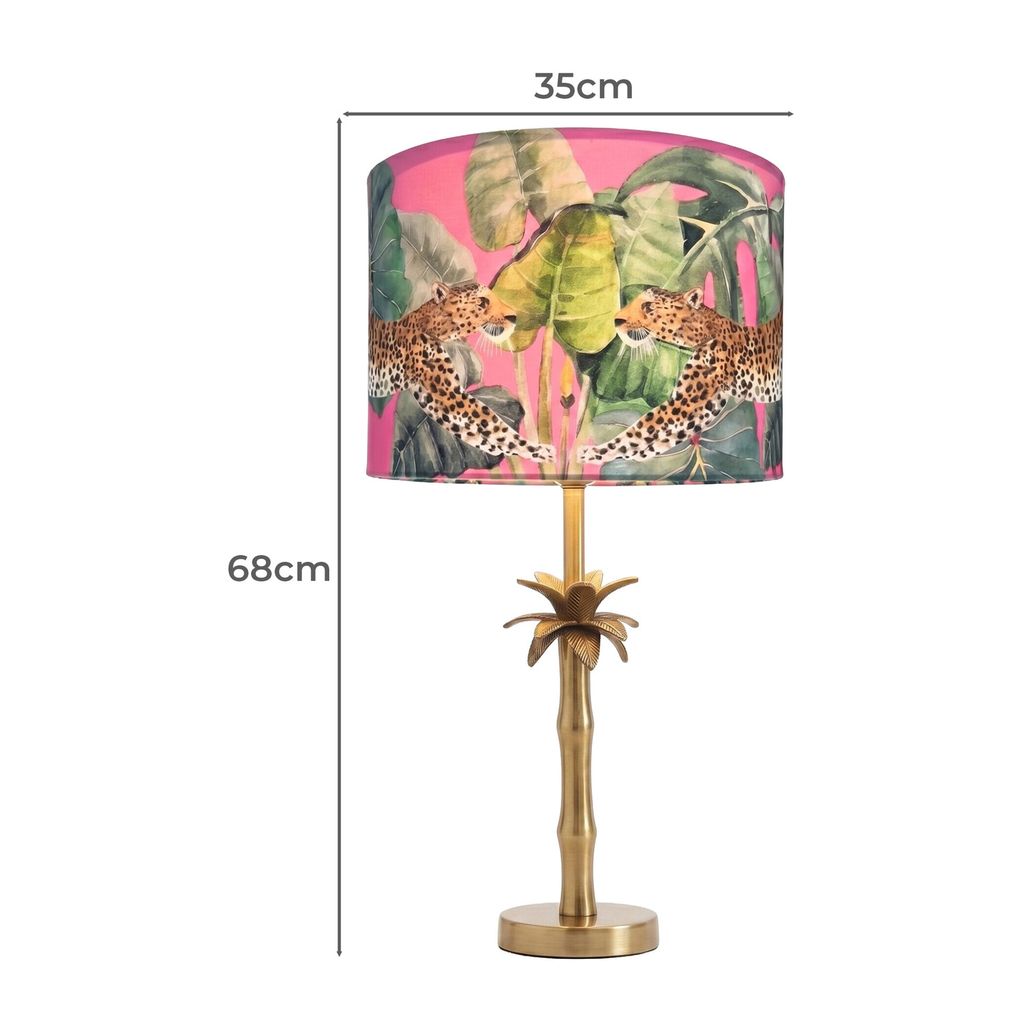 Faina Leopards Table Lamp